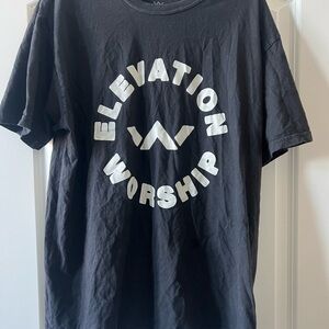 Elevation Worship 2023 tour t-shirt XL black and white